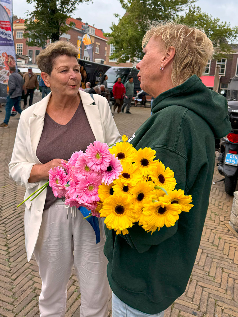 Coloured by Gerbera Campaigning in Delft