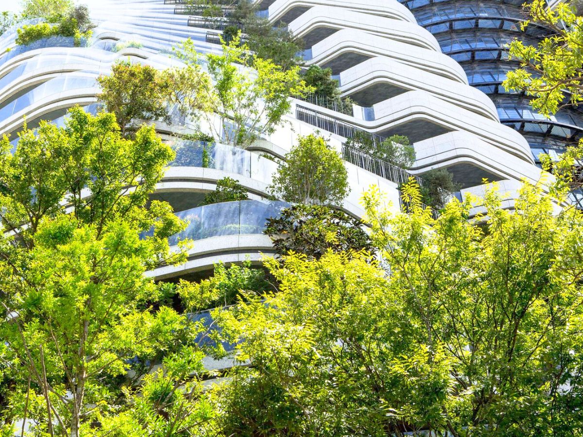 Greenery in Taipei building