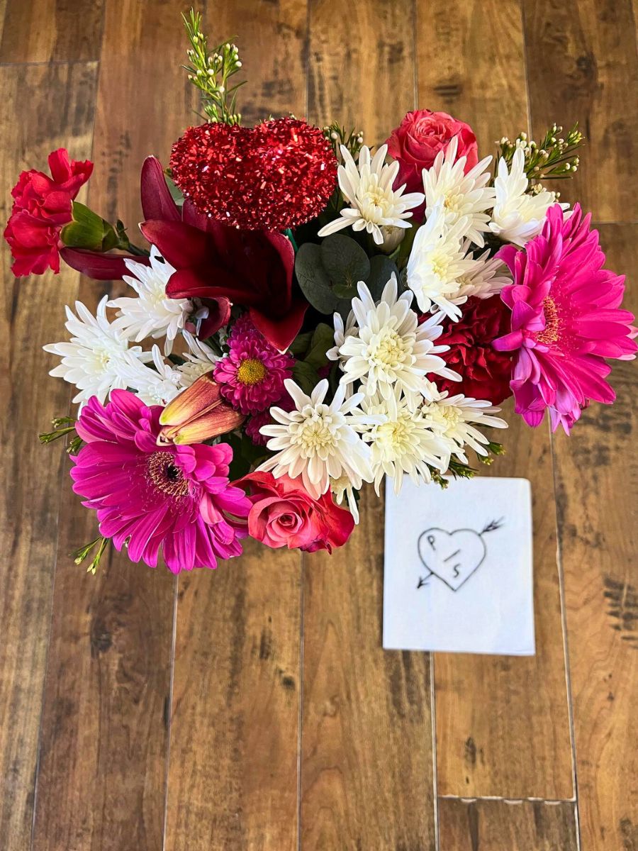 Love Note Day and Flowers With a Love Note