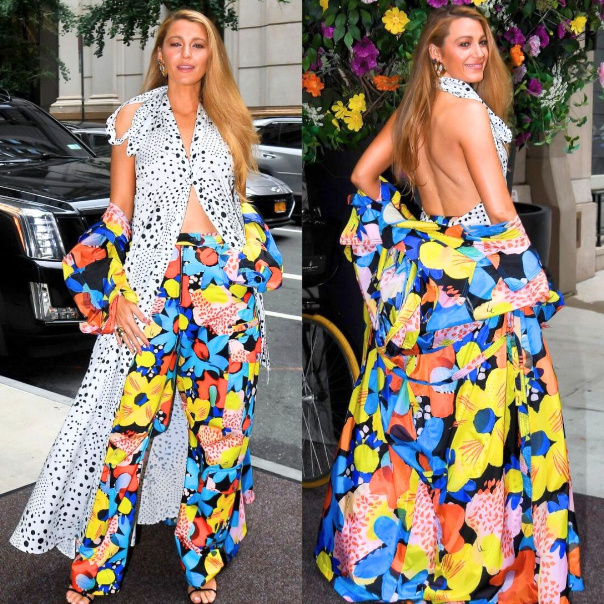 Blake Lively wearing Christopher John Rodgers