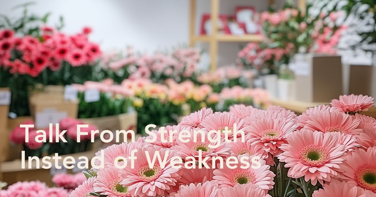 Strenght not Weakness Header