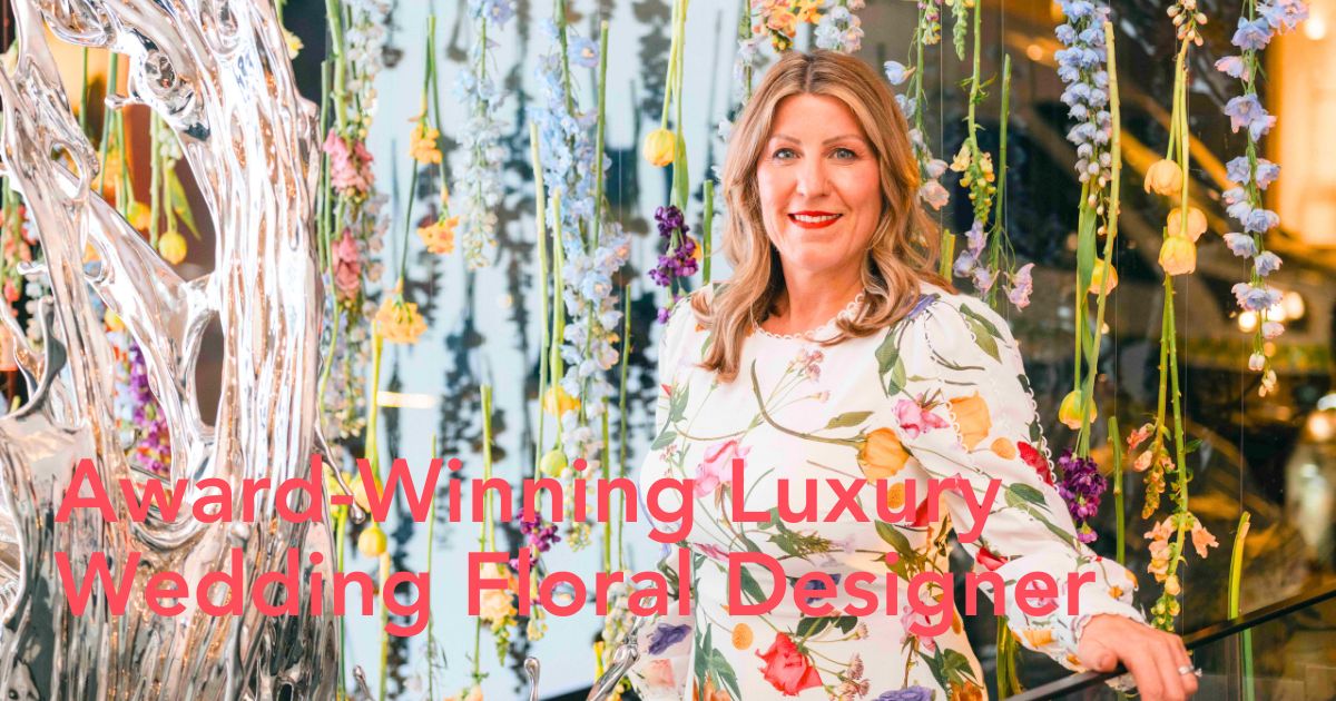 Paula Rooney floral designer from UK