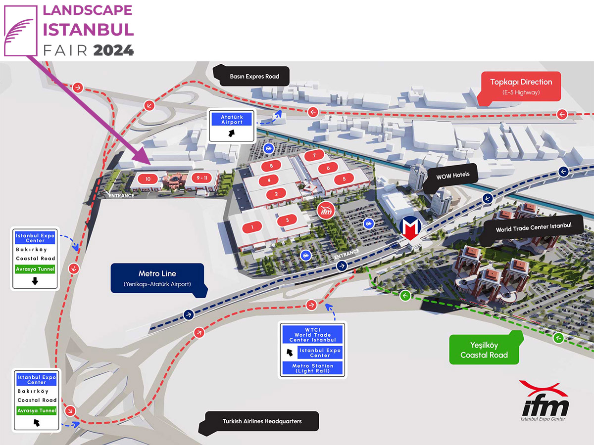 Landscape Istanbul Fair Map