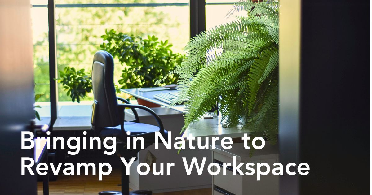 Improve Office Day With a Touch of Green Plants and Flowers