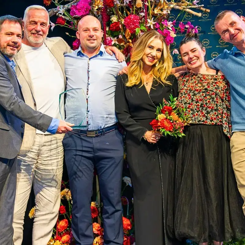 Westflor crowned the British Florists Association’s BFA Local Flower Wholesaler of the Year 2024.  