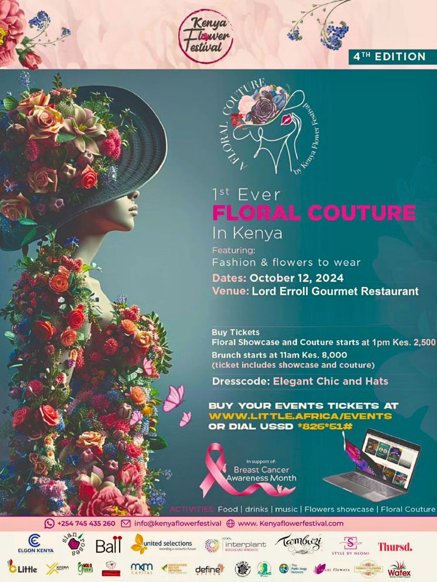 Kenya Flower Festival Returns as it Supports Breast Cancer Awareness Month