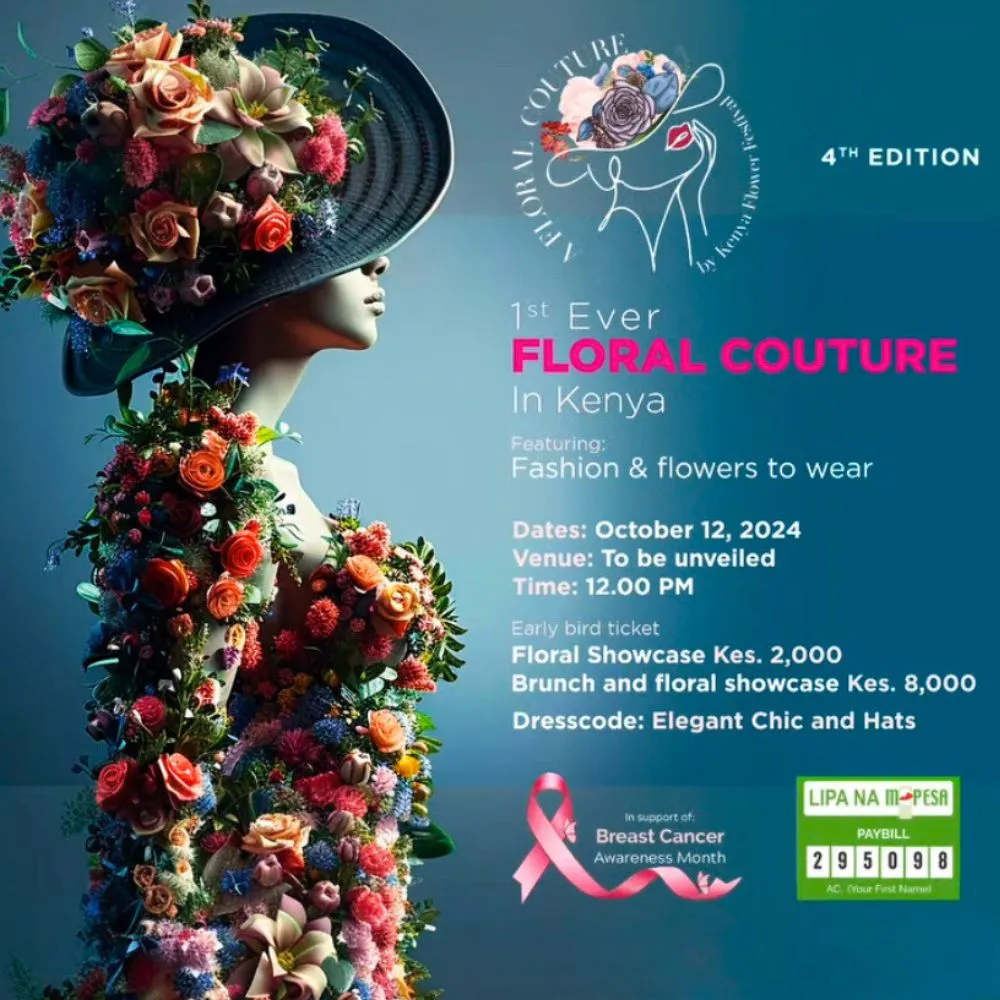 Rosemary Kimunya's Kenya Flower Festival Returns as It Supports Breast Cancer Awareness Month