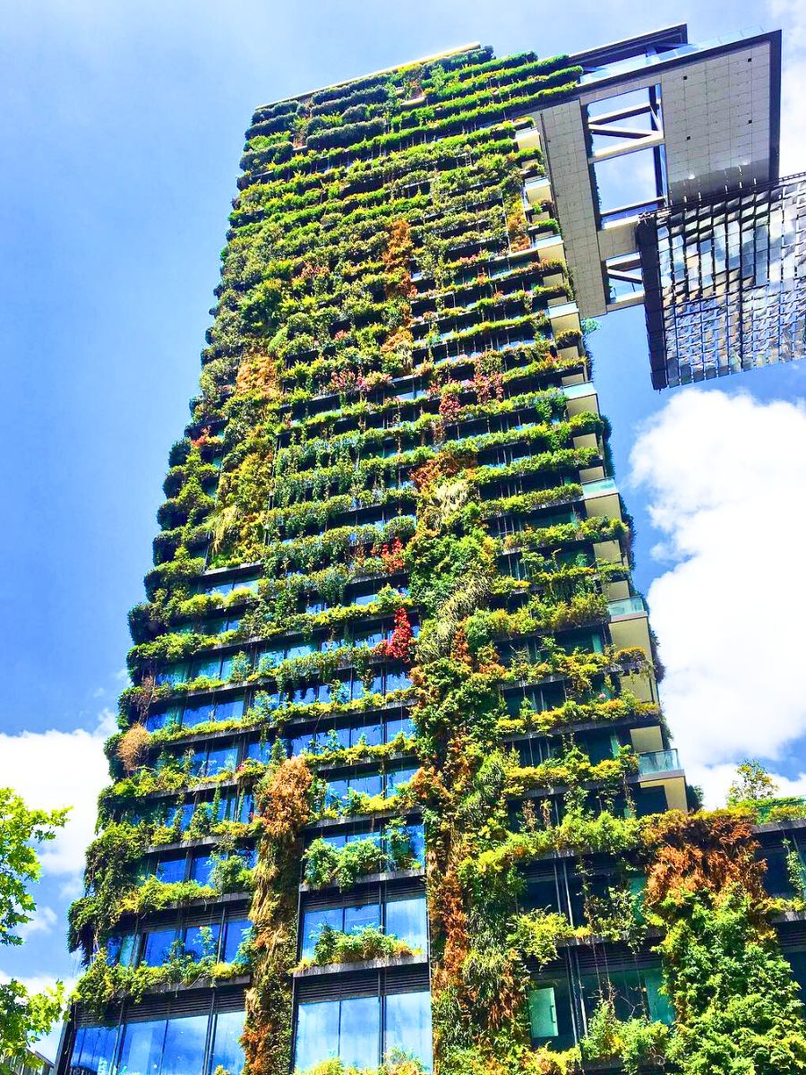 Greenery seen at One Central Park building in Sydney