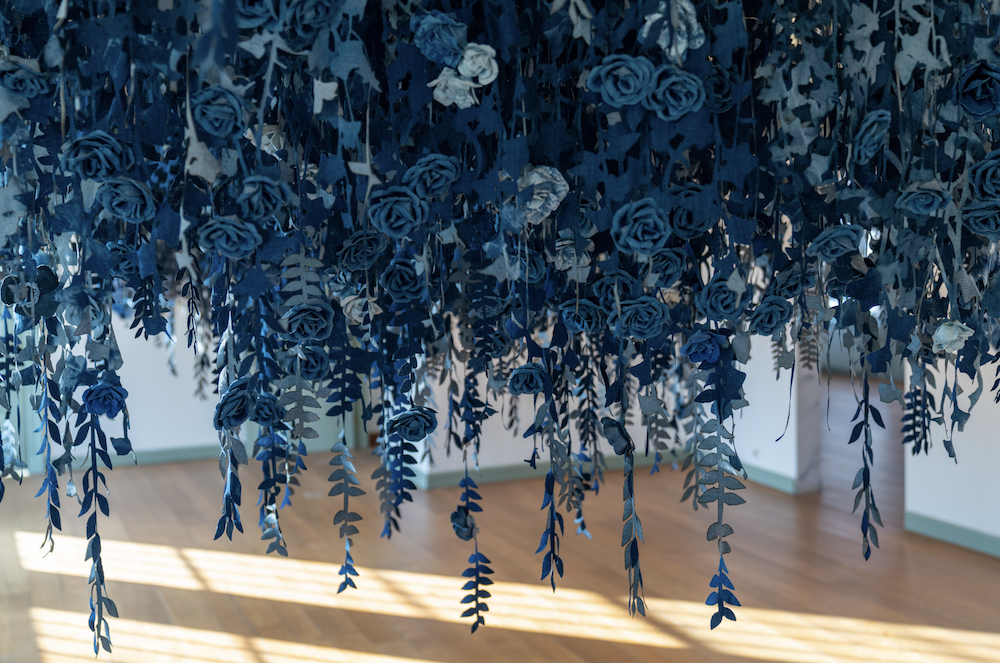 Ian Berry Crafts a Path of Nature Entirely Made Out of Denim Secret Garden
