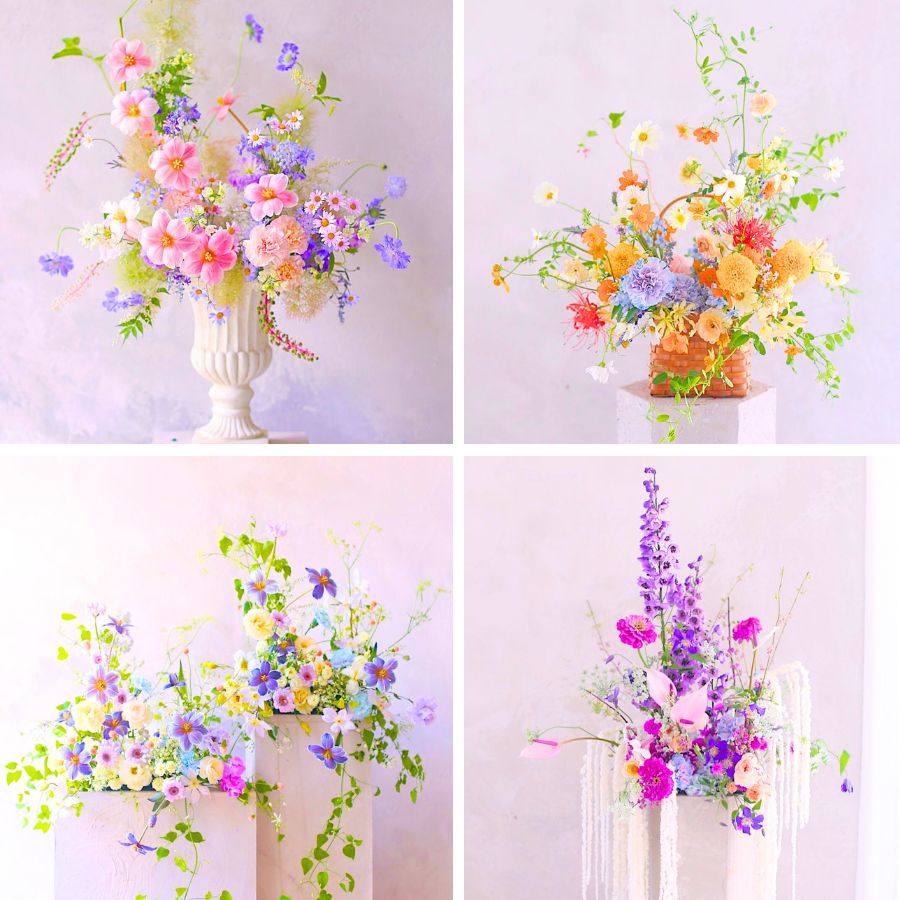 Style of floral design by Jung Da Yoon