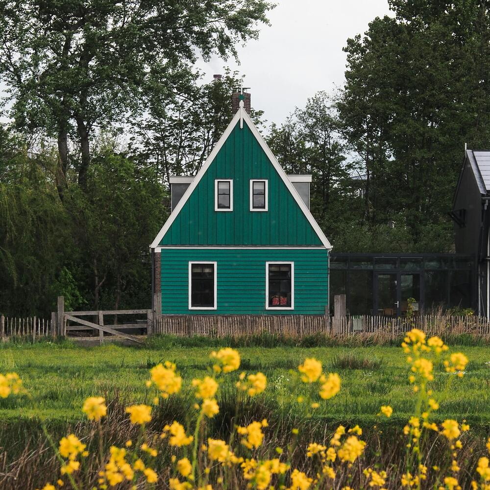 colorful small agriculture home