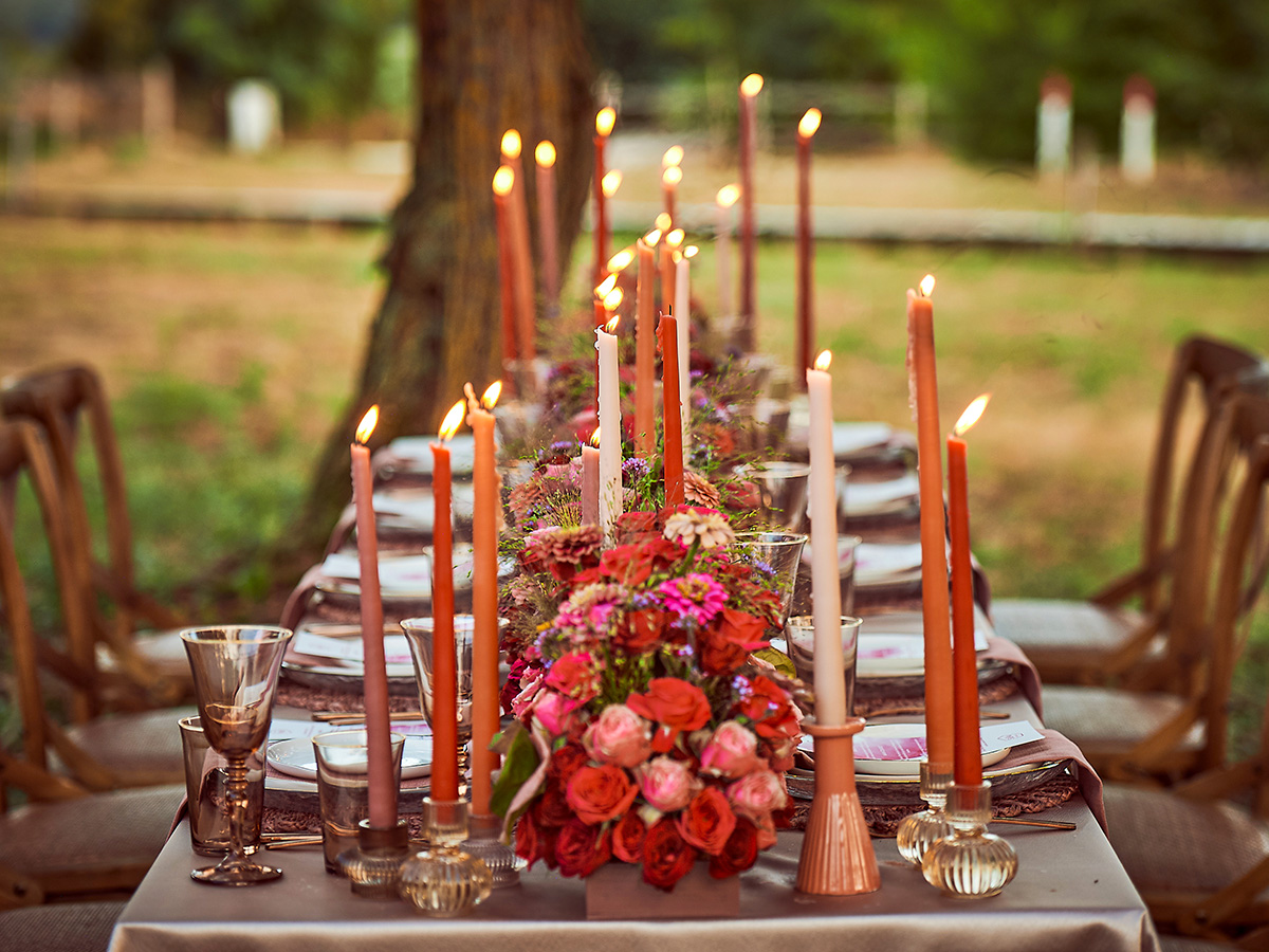 Krisztian Kover slow wedding table design candles