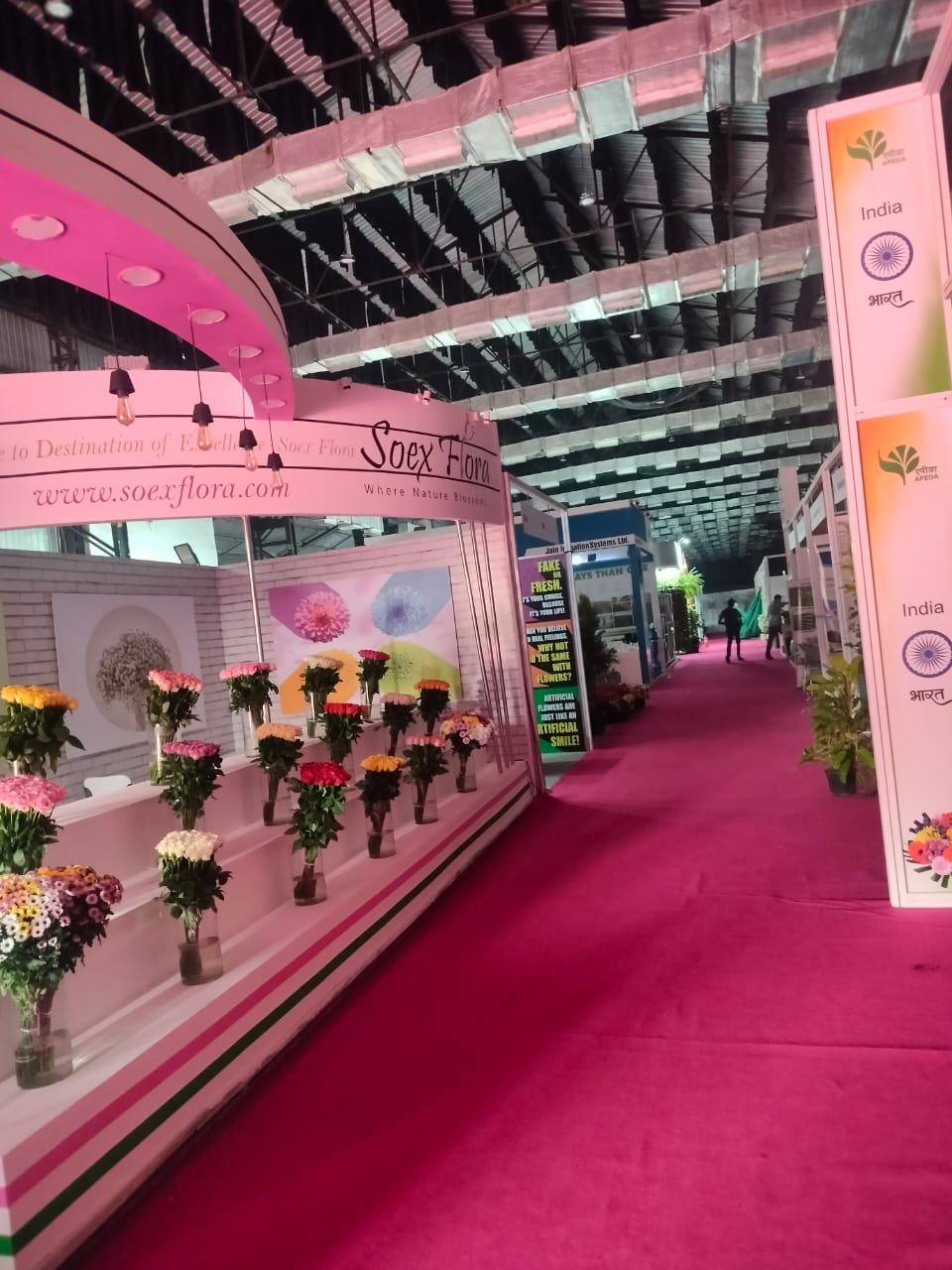 flower exhibition from soex flora in 17th International Flora Expo Mumbai 2024