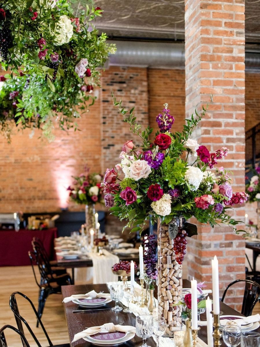 table vase floral arrangements with Decofresh roses and other flowers by Nancy Zimmerman