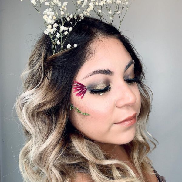 Flower-Inspired Makeup @thealxdiaries