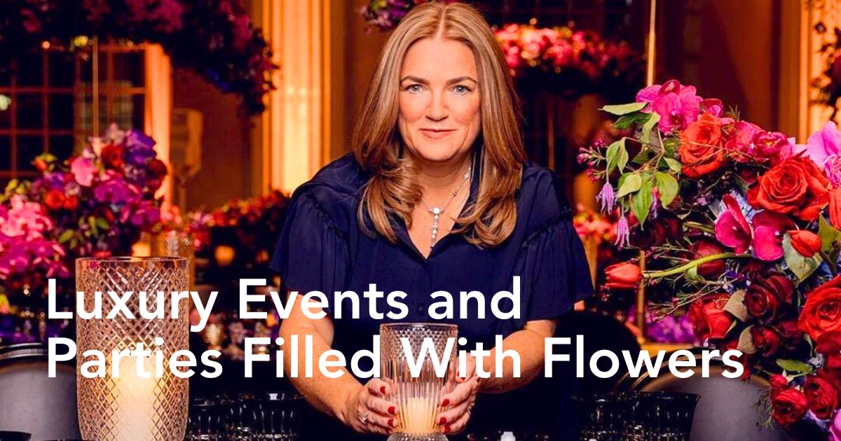 Floral designer Sarah Haywood