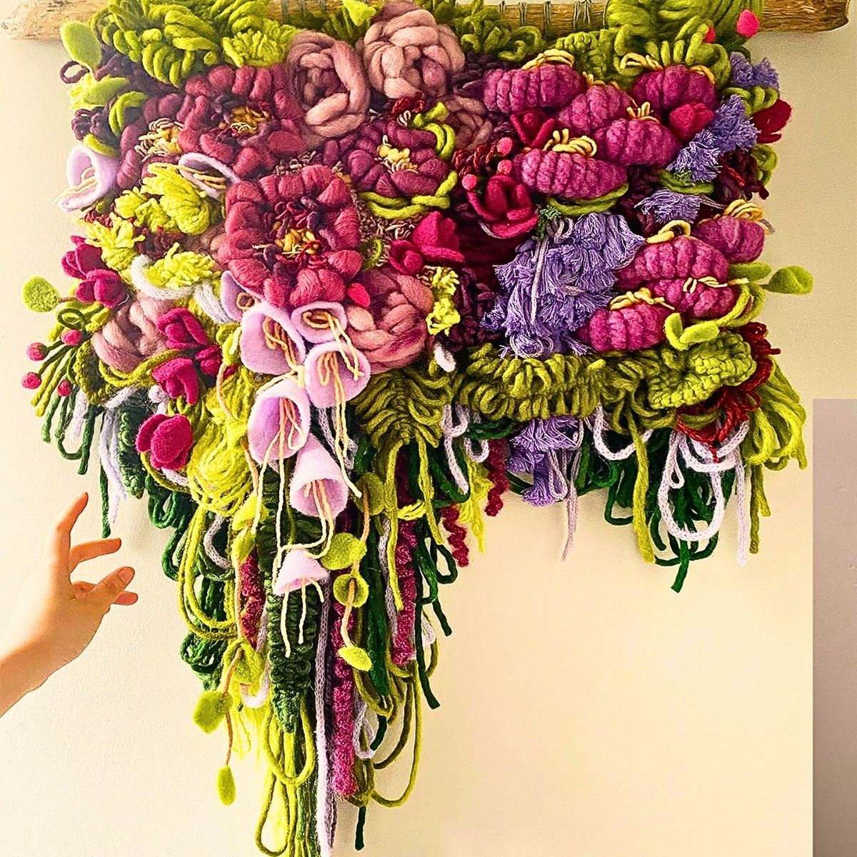 Woven Floral Wall Hangings by Alyssa Ki Will Last Forever