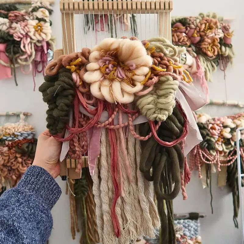 Woven Floral Wall Hangings by Alyssa Ki Will Last Forever