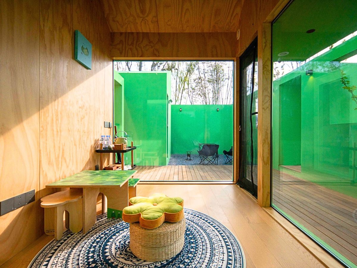 Interior of the Oasis Cabin in China