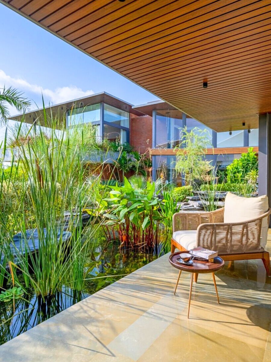 Living room in Forest of Joy outdoor spaces