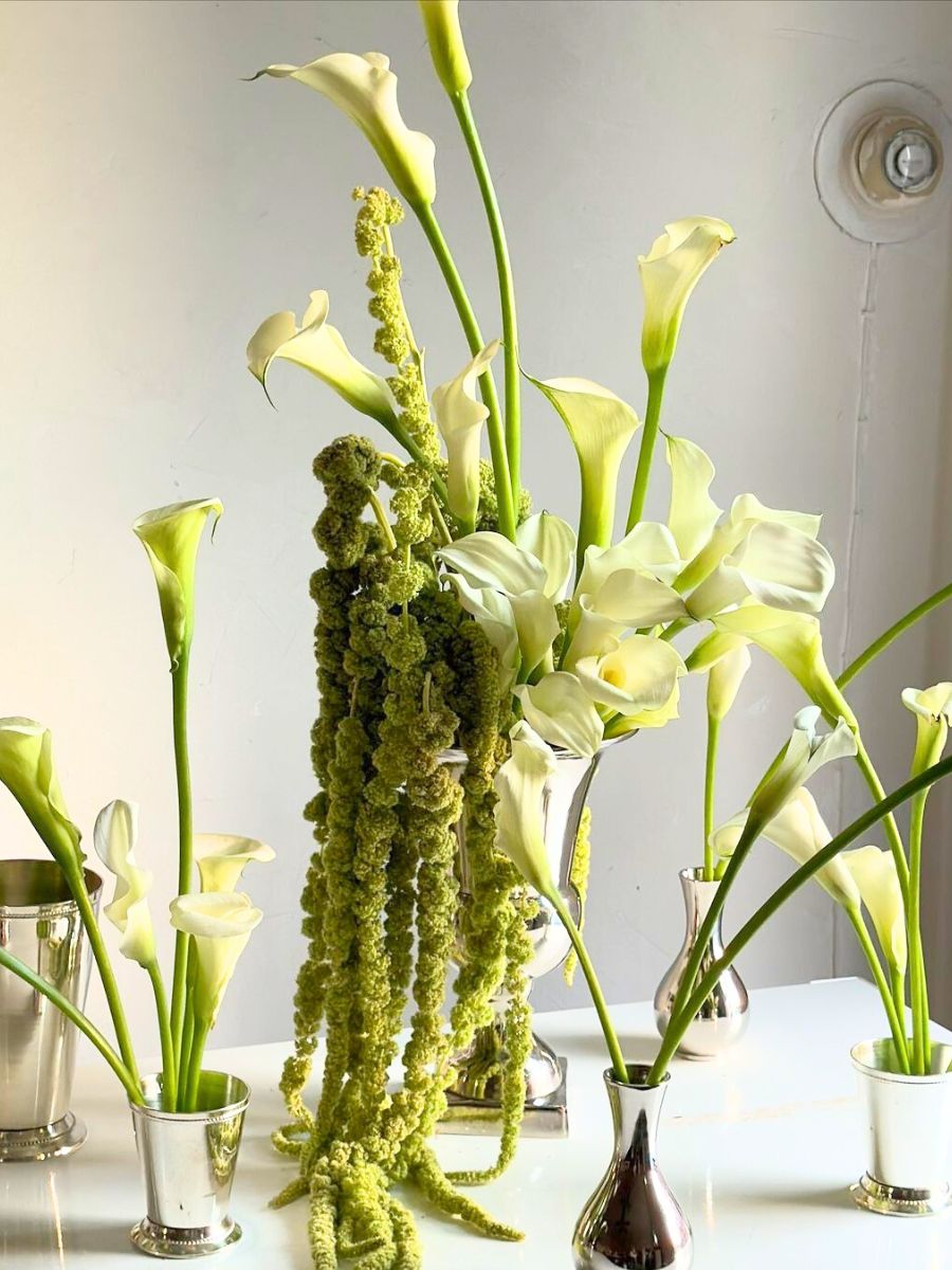 Inspirational idea of modern white callas