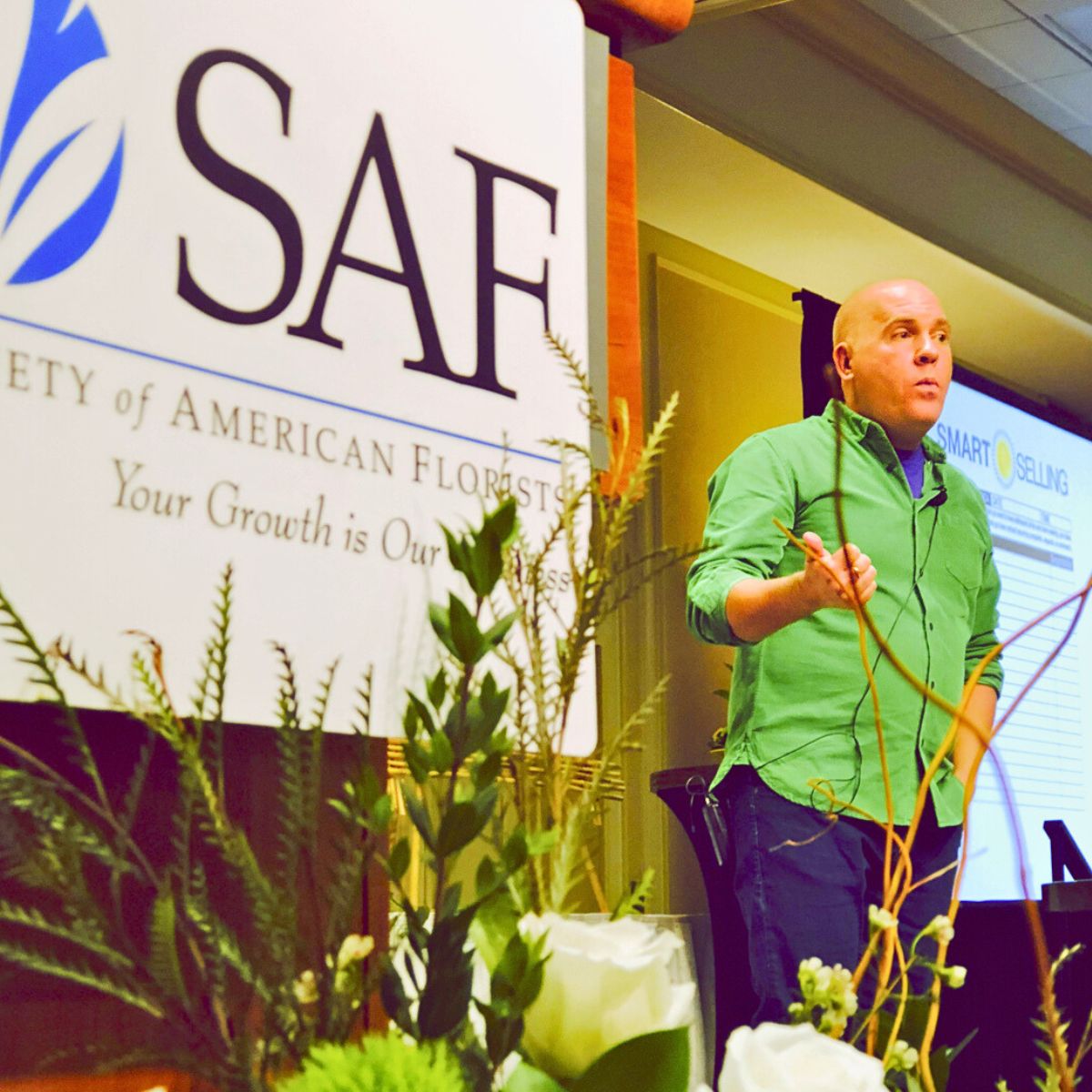 SAF workshop and talk for Floral Management by Tim Huckabee