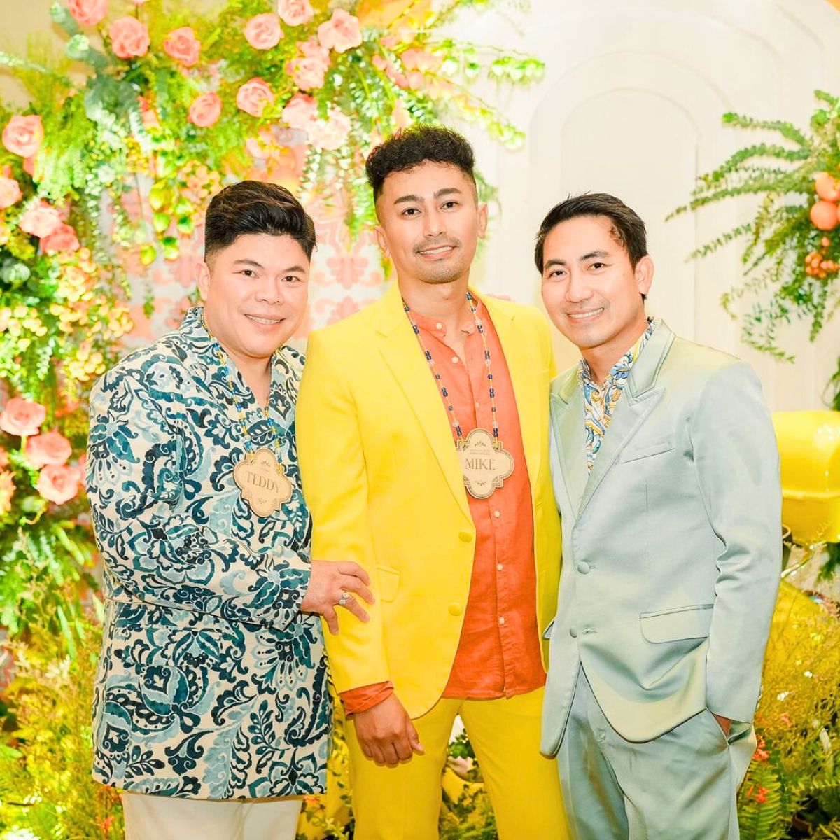 Teddy with Gideon hermosa and Michael ruiz event styling