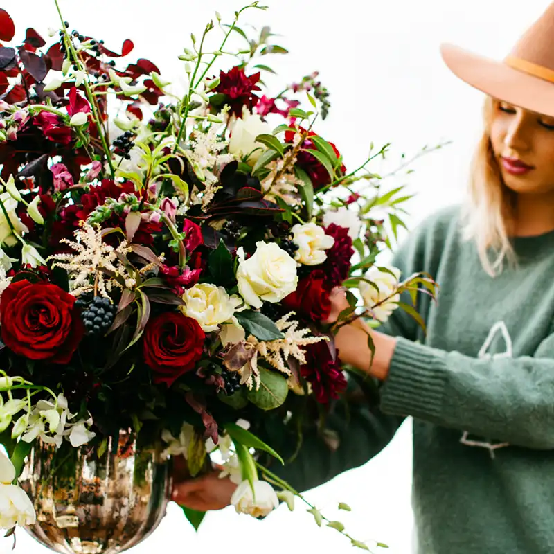 Red Roses Perfect for the Festive Season and Christmas Holidays