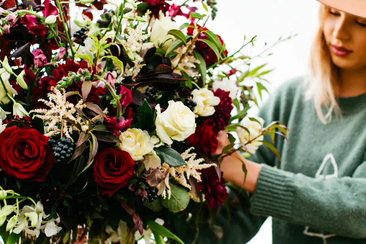 Red Roses Perfect for the Festive Season and Christmas Holidays