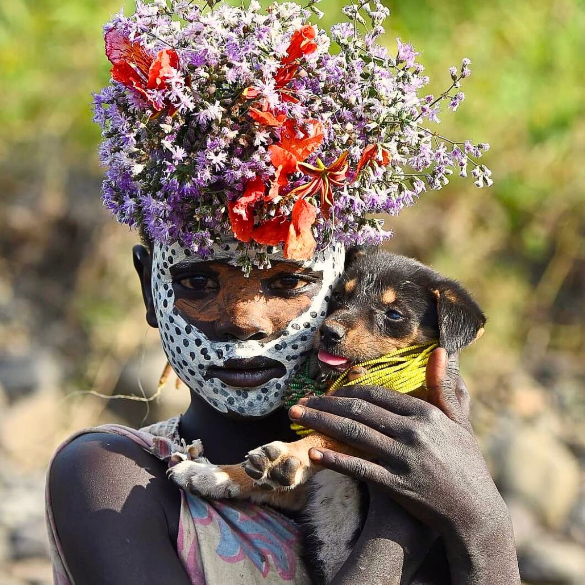 ​Ethiopian Fashion Tribes Showcase Haute Couture Fashion From Nature in a Series of Photographs