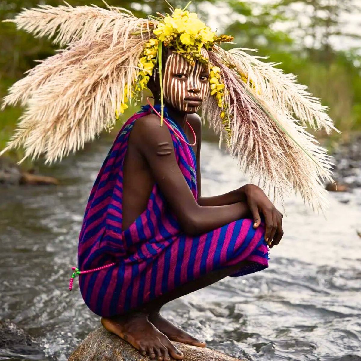 Ethiopian Fashion Tribes Showcase Haute Couture Fashion From Nature