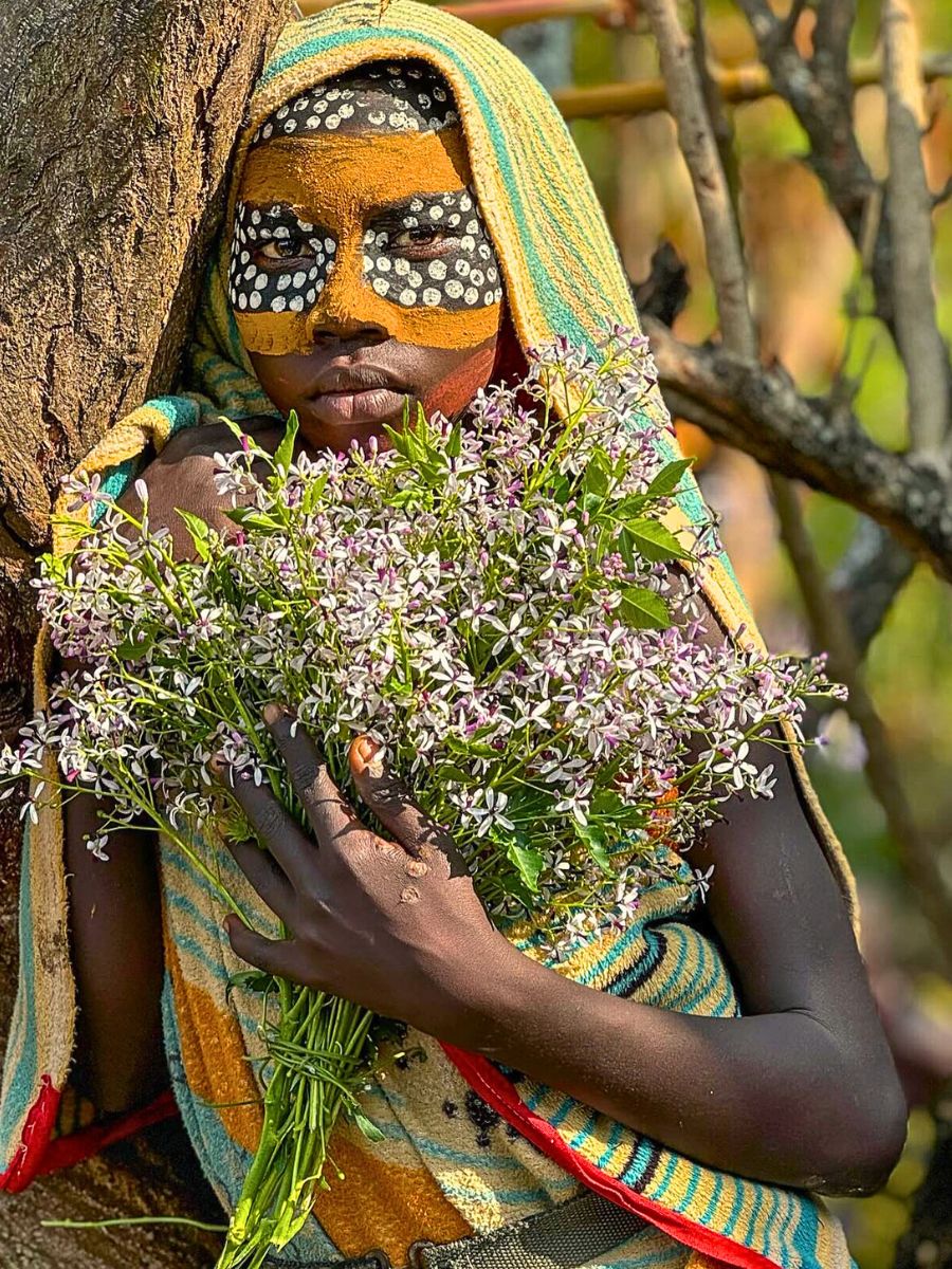 ​Ethiopian Fashion Tribes Showcase Haute Couture Fashion From Nature in a Series of Photographs