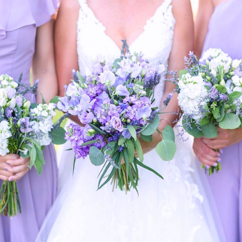 Lavender for bridesmaids and weddings.