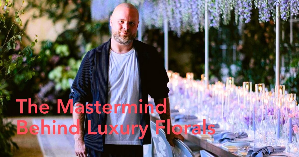 Event and floral designer Larry Walshe