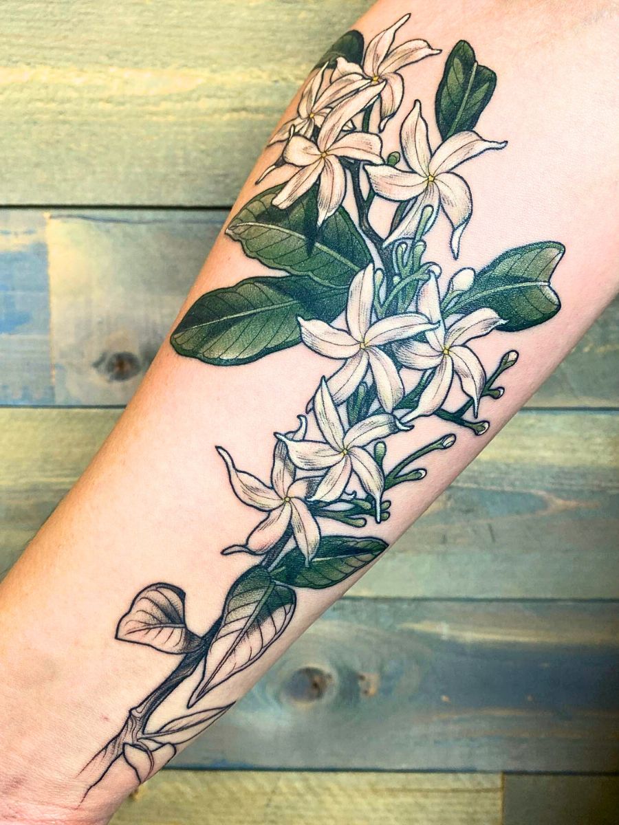 Jasmine Flower tattoo Meaning 