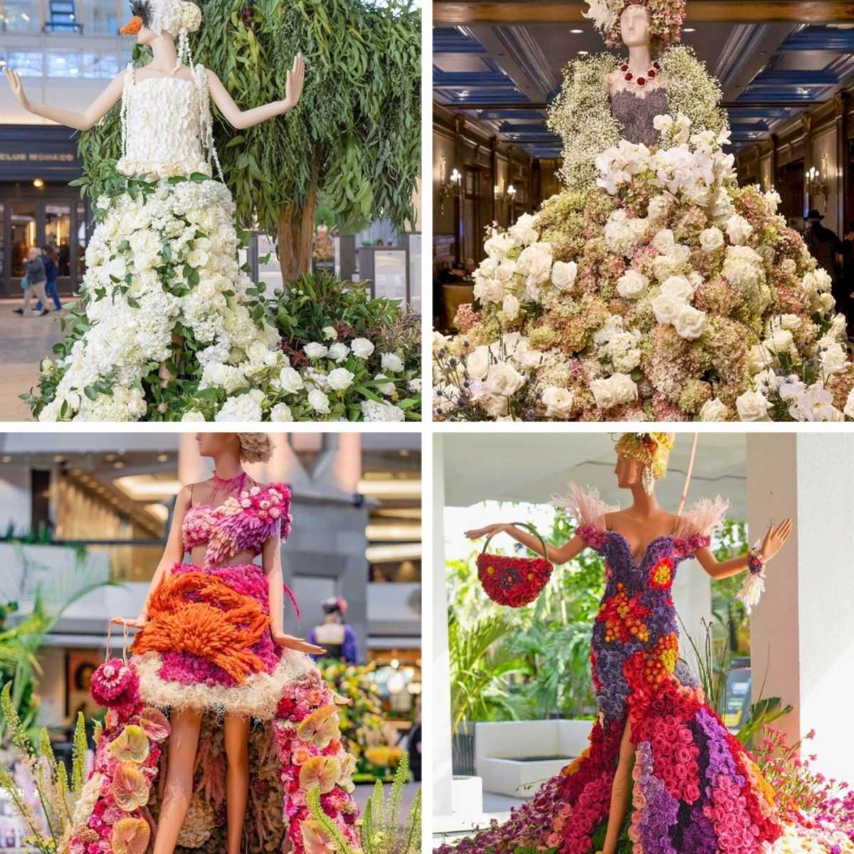 Fleurs de Villes flower mannequins