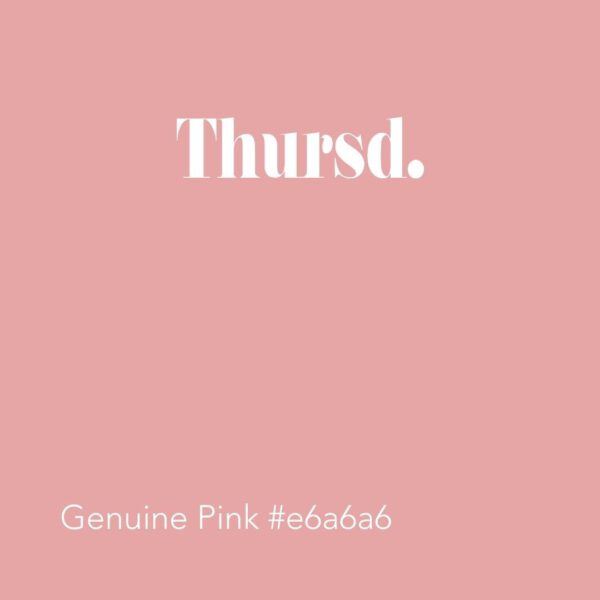 Thursd Floral Color Trend 2022 – Genuine Pink
