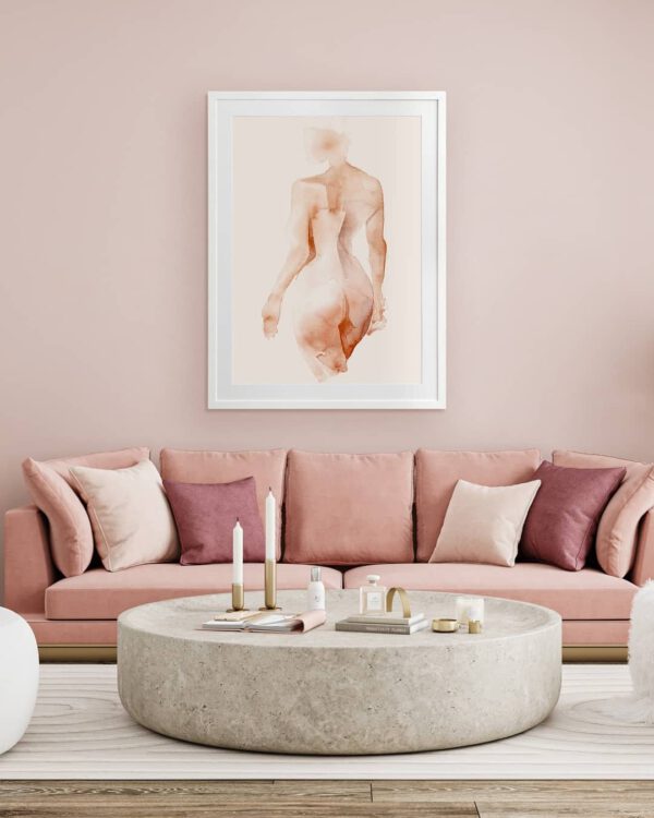 Genuine Pink Interior Design - How to Add This Trend Color to Your Home Dusty Pink Sofa