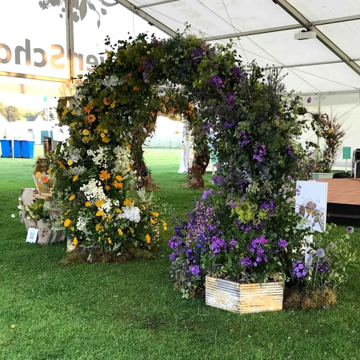 Show-Stopping 'Bee Friendly, Bee Kind' Floral Installation at the RHS Tatton Flower Show Moongate