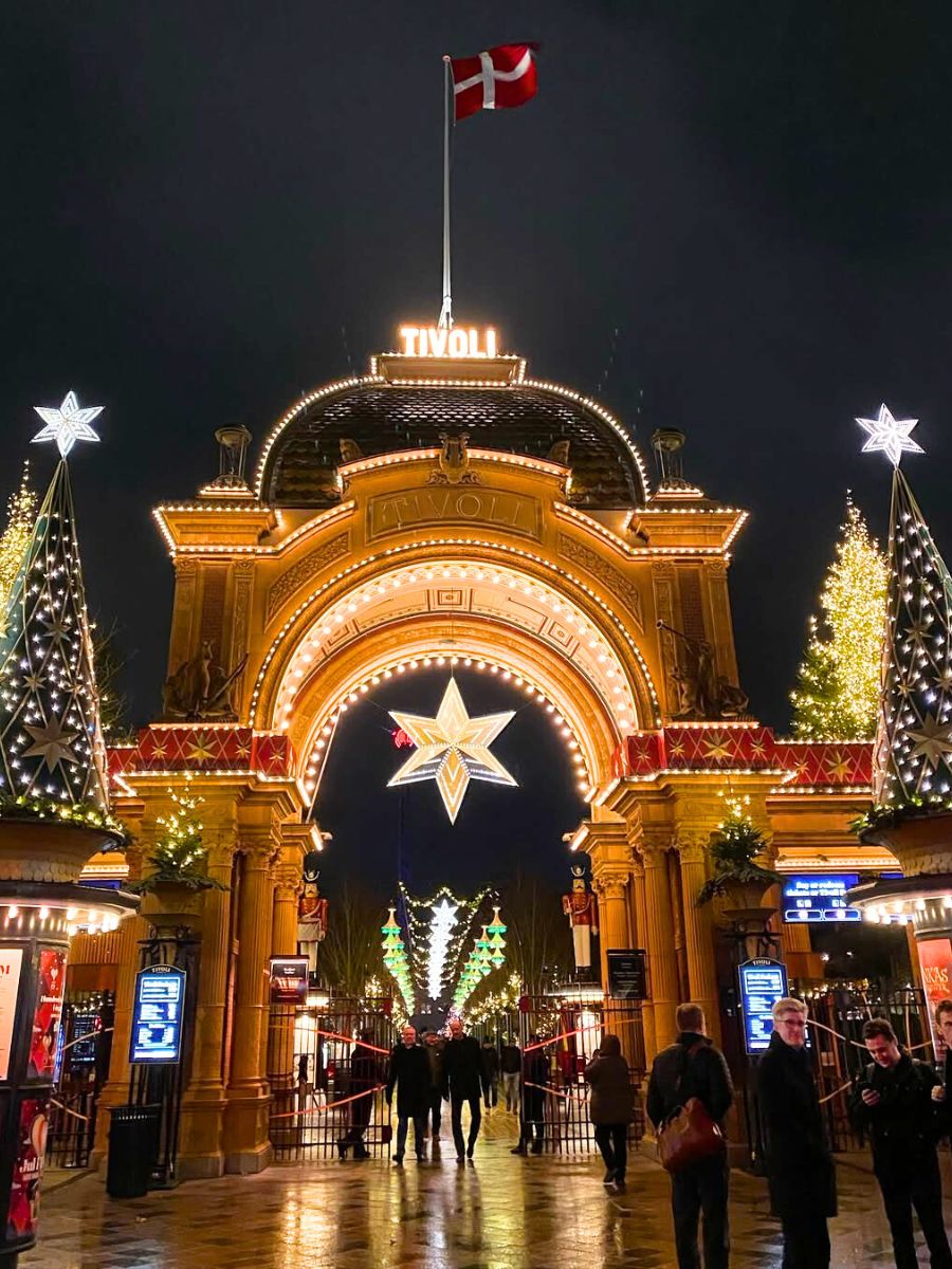 Tivoli Xmas market in Copenhagen