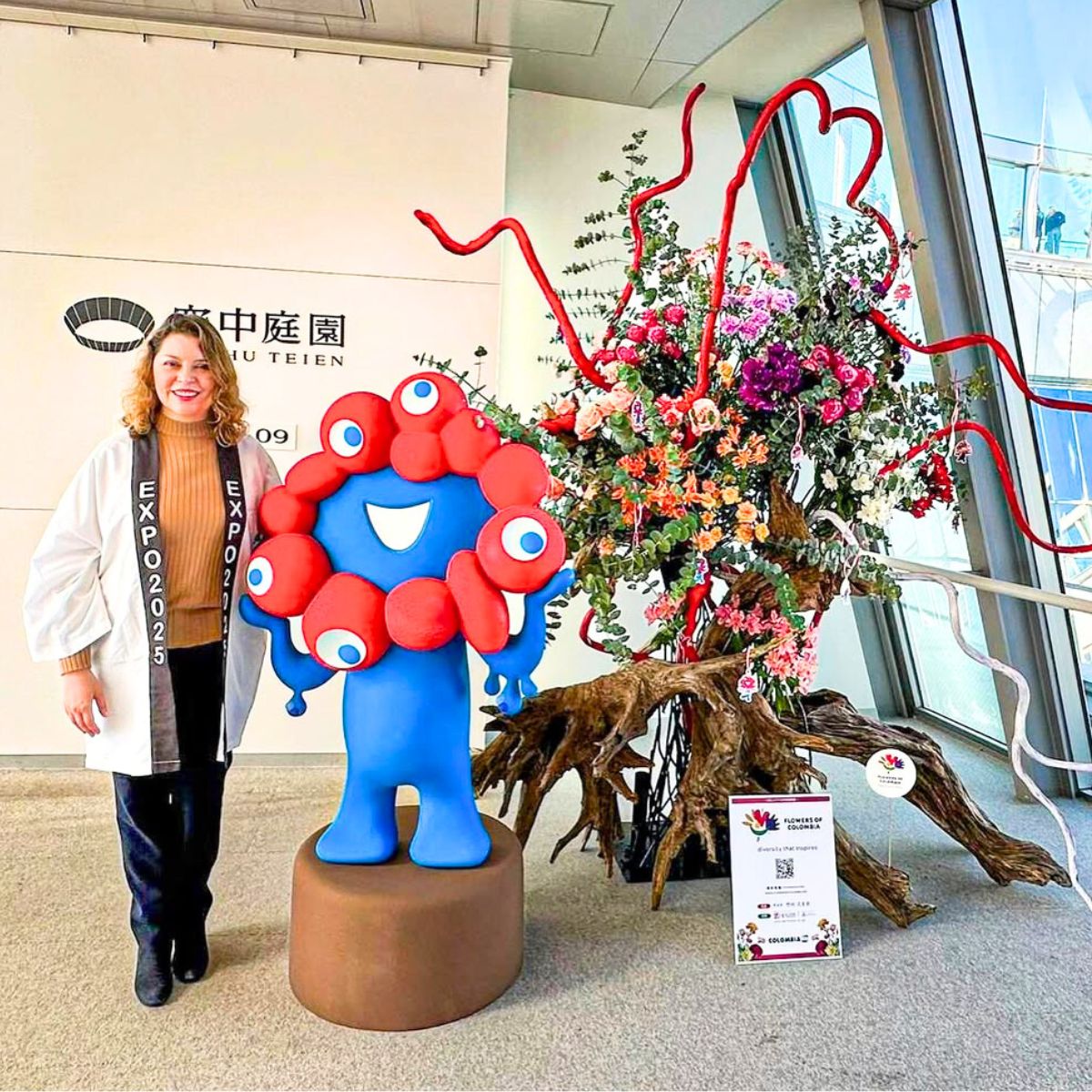 Flowers of Colombia present at Expo Osaka