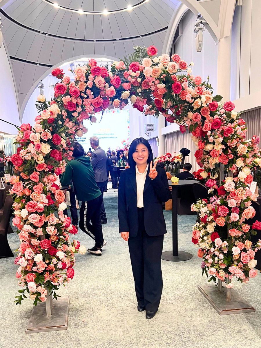 Flower arch in Korean event of flowers