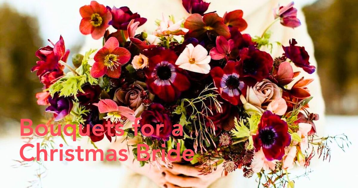 Inspiring Christmas wedding bouquets