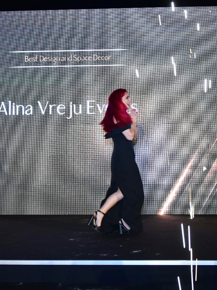 Alina Vreju Winning Best Design and Space Award in 2023