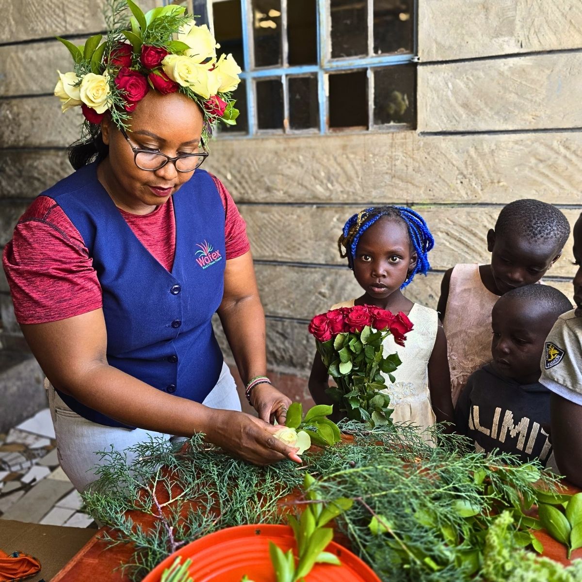 Wafex Kenya Brings Floral Cheer and Festive Spirit to the Needy in the Society