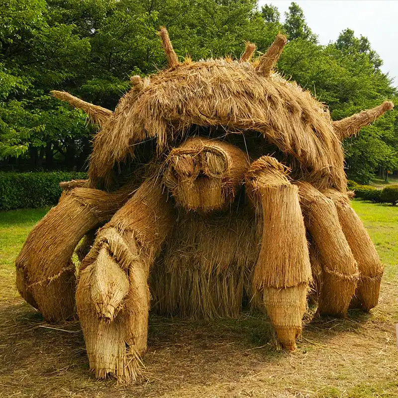 Straw Sculptures Japan Wara Art Festival feature