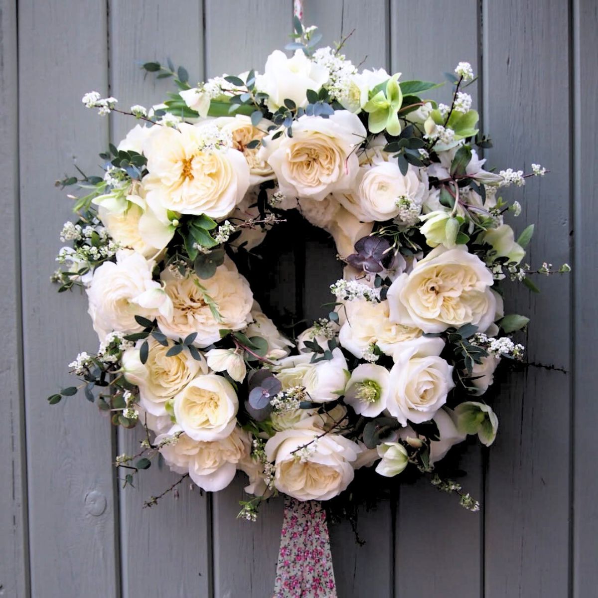 Rose Leonora by Rosaprima for holiday wreath