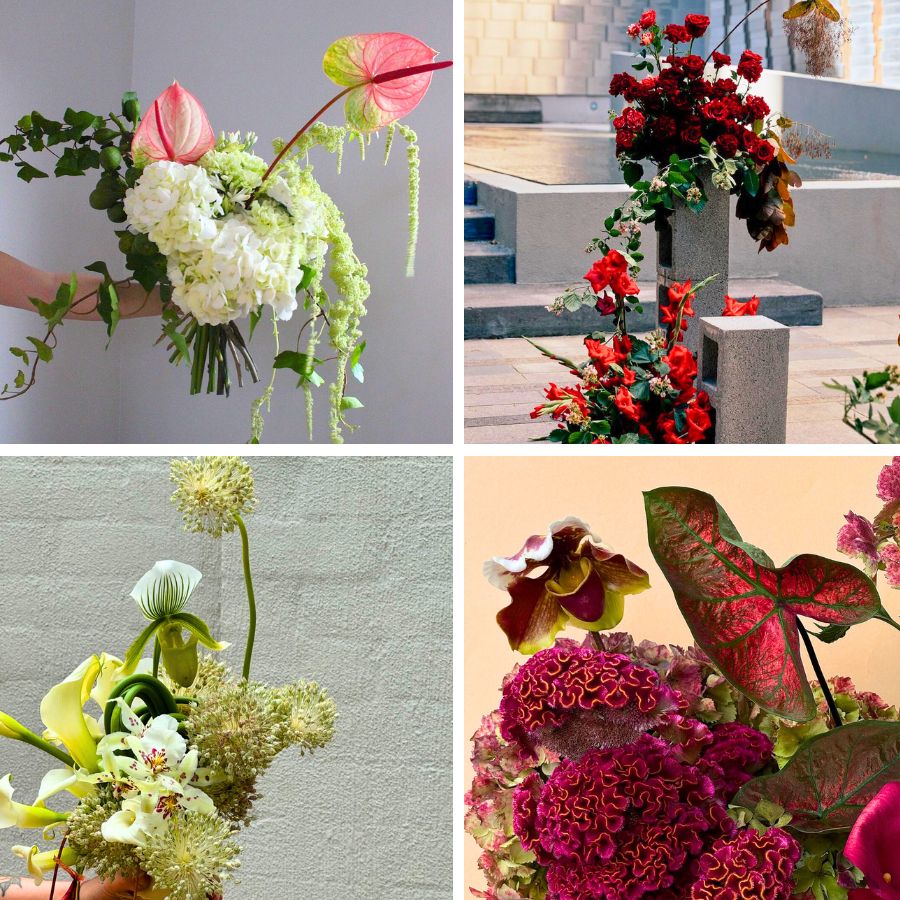 A modern yet simple take on floral design by Evolve Floral