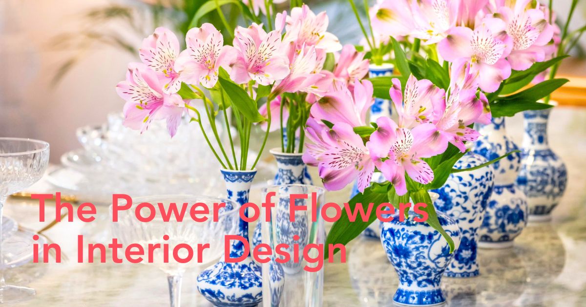 Flowers in interior design