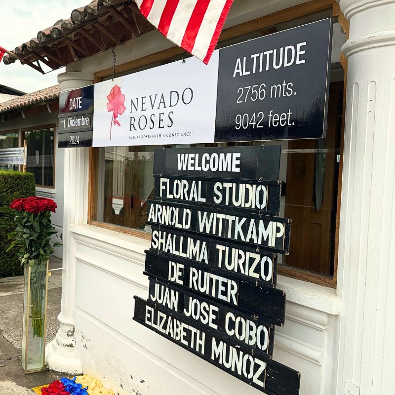 Nevado roses visit for Born Free